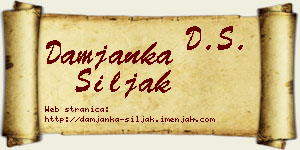 Damjanka Šiljak vizit kartica